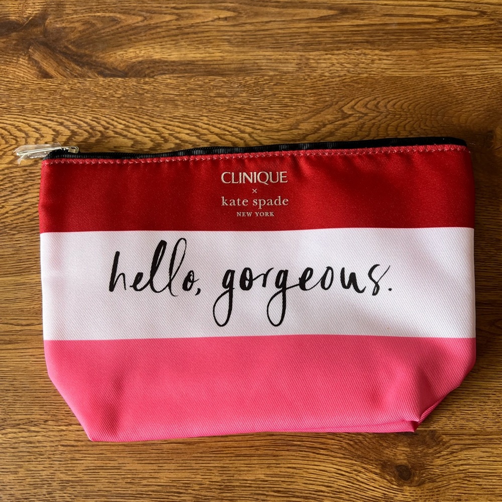 Clinique x Kate Spade Makeup Bag New